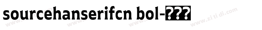 sourcehanserifcn bol字体转换